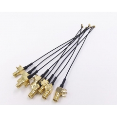 SMA ángulo recto femenino PCB a U.FL Fin 1.13mm cable en venta