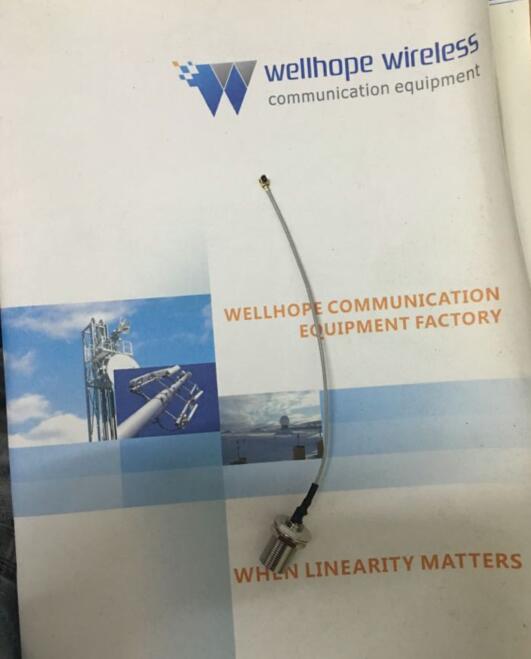 2017/6/18 wellhope wireless RF cable assembly U.FL - FME MALE y antena lista para enviar